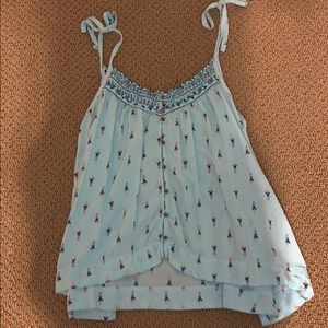 Light blue tank top